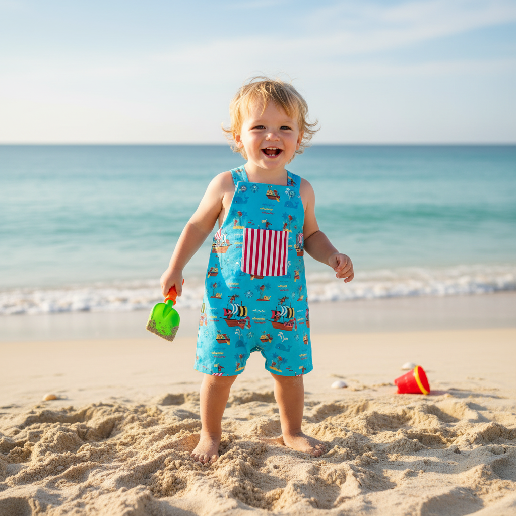 Pirate Monkeys Romper
