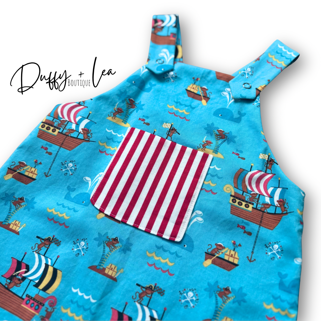 Pirate Monkeys Romper