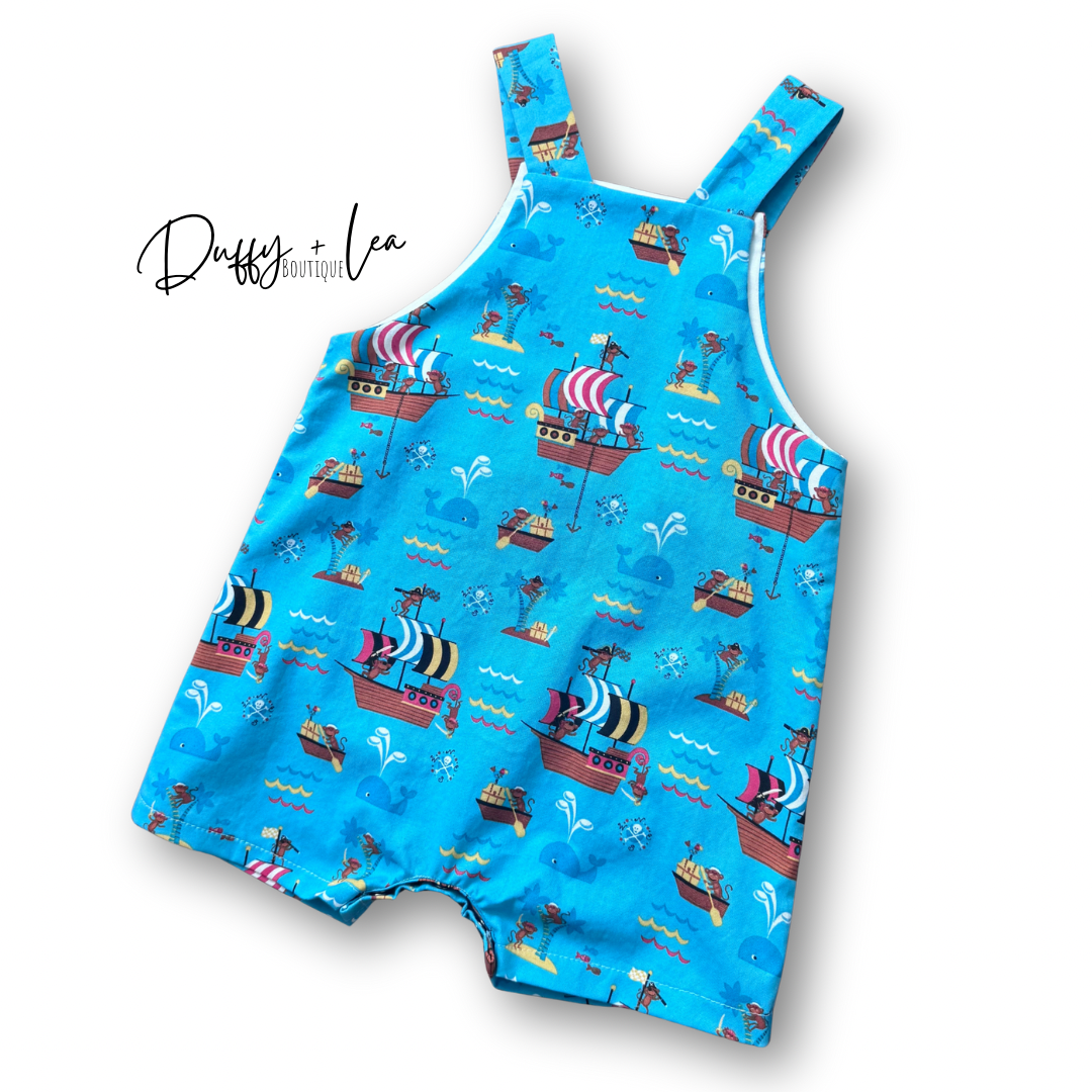 Pirate Monkeys Romper