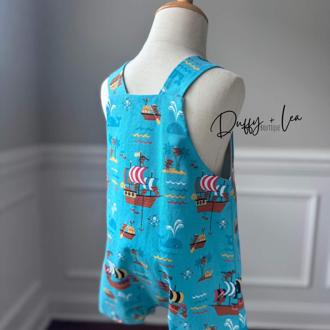 Pirate Monkeys Romper
