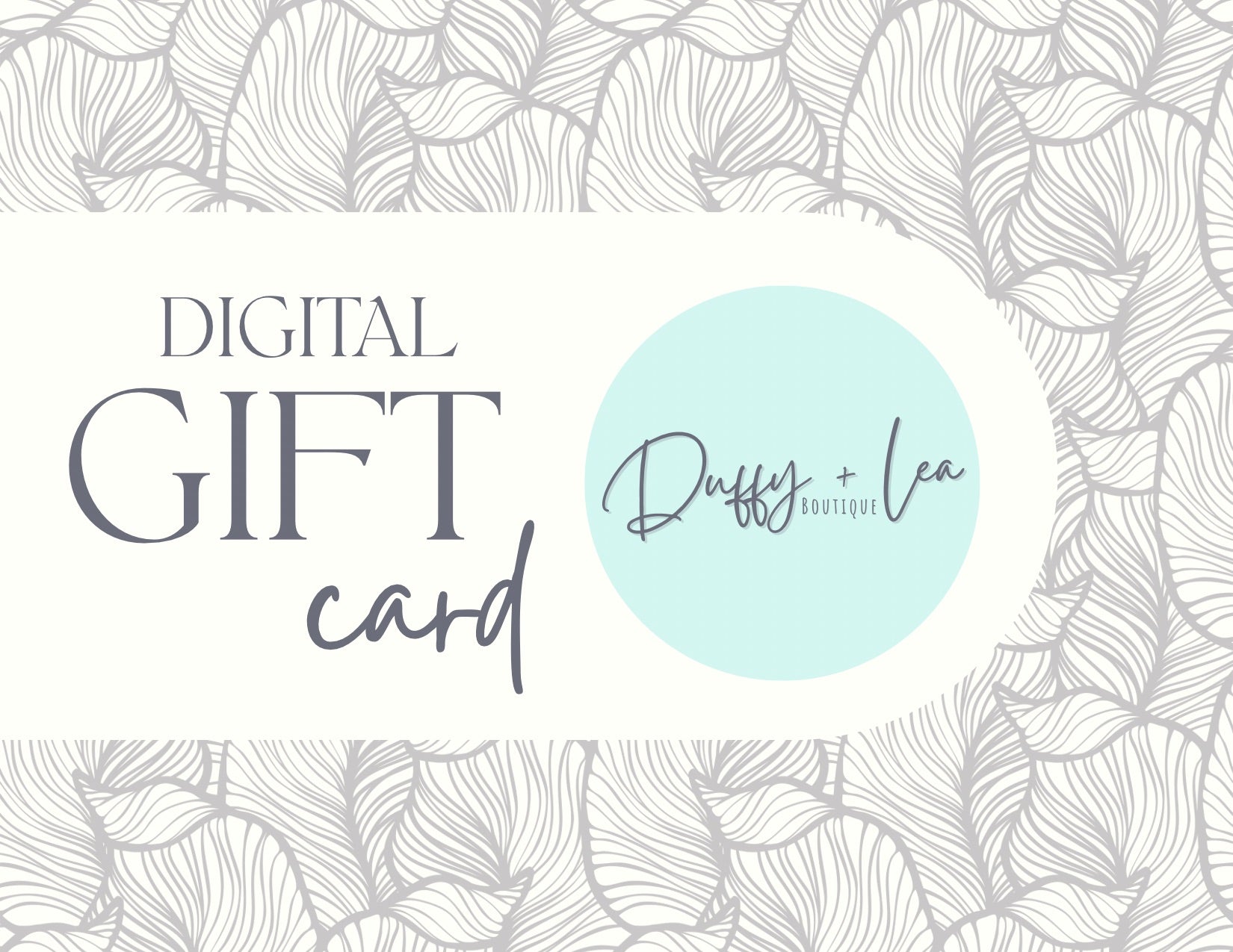 Digital Gift Card