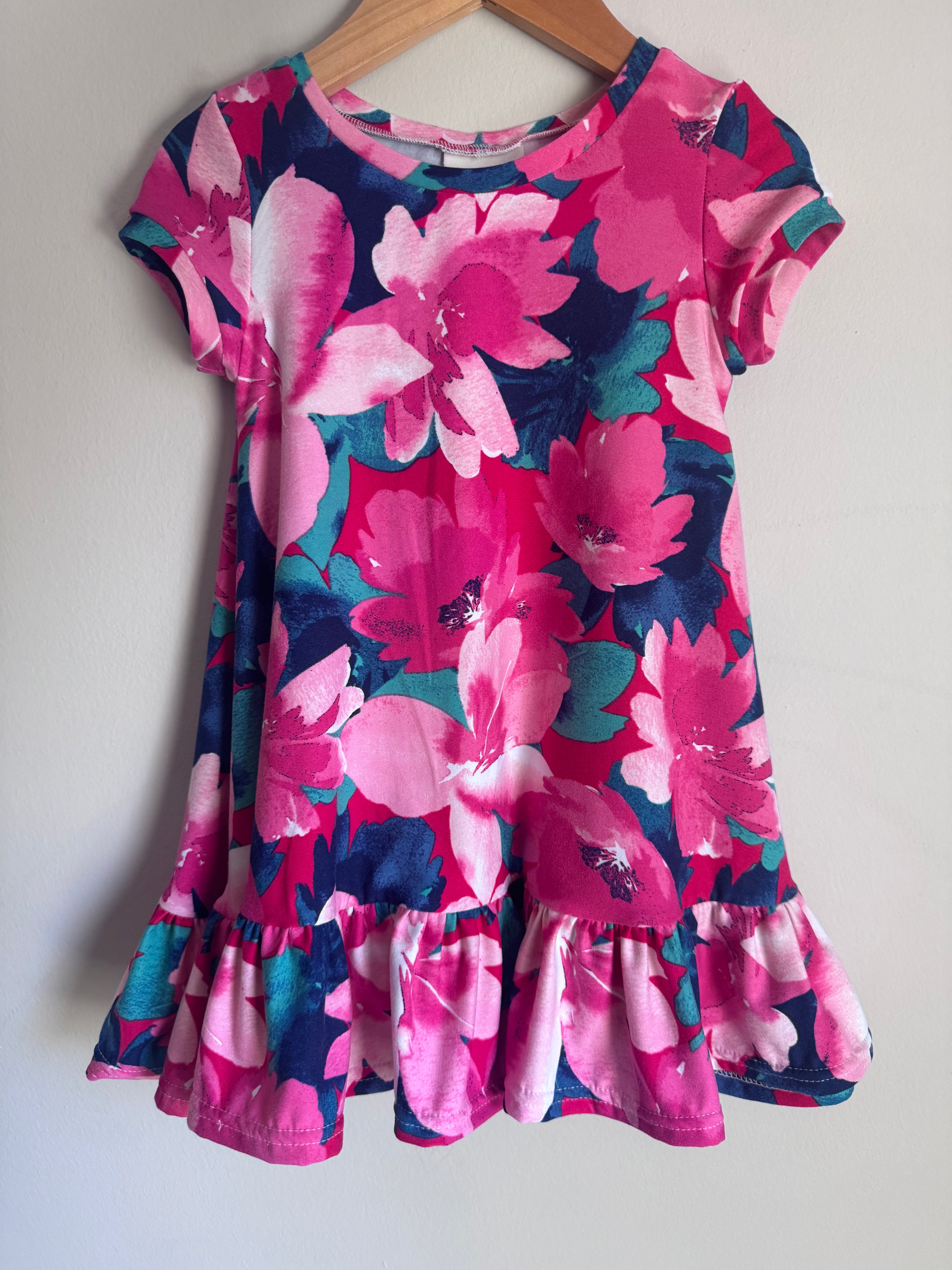 Watercolor Azalea Dress