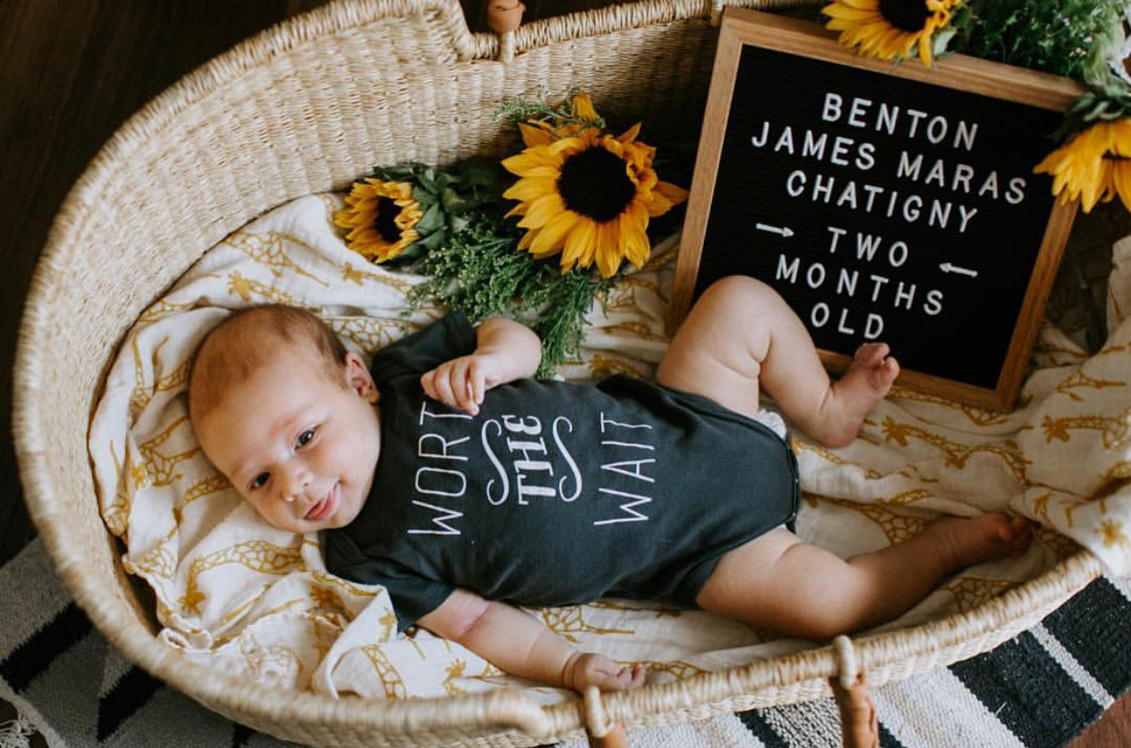 Worth The Wait Organic Baby Onesie®