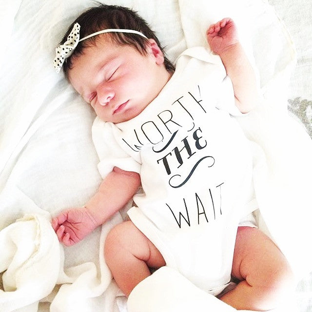 Worth The Wait Organic Baby Onesie®