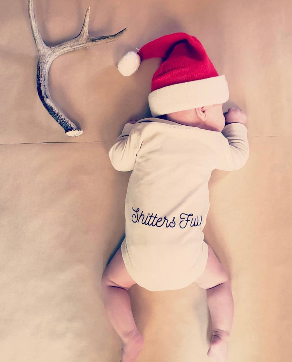 Merry Christmas Shitters Full Organic Baby Onesie®
