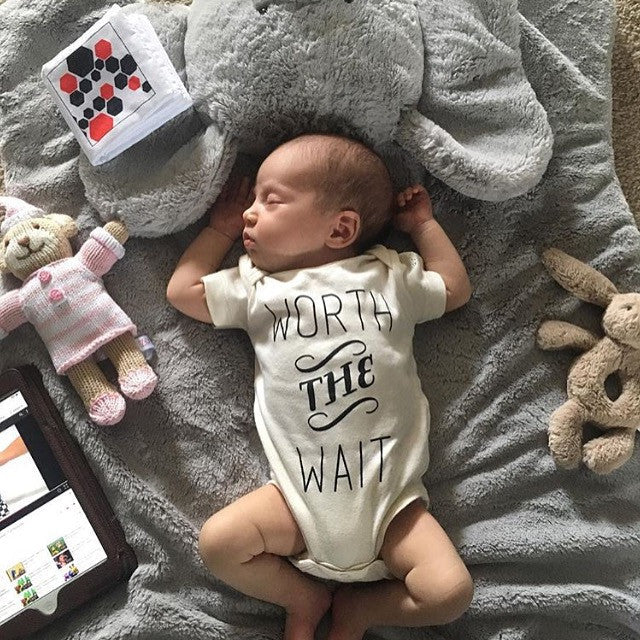 Worth The Wait Organic Baby Onesie®
