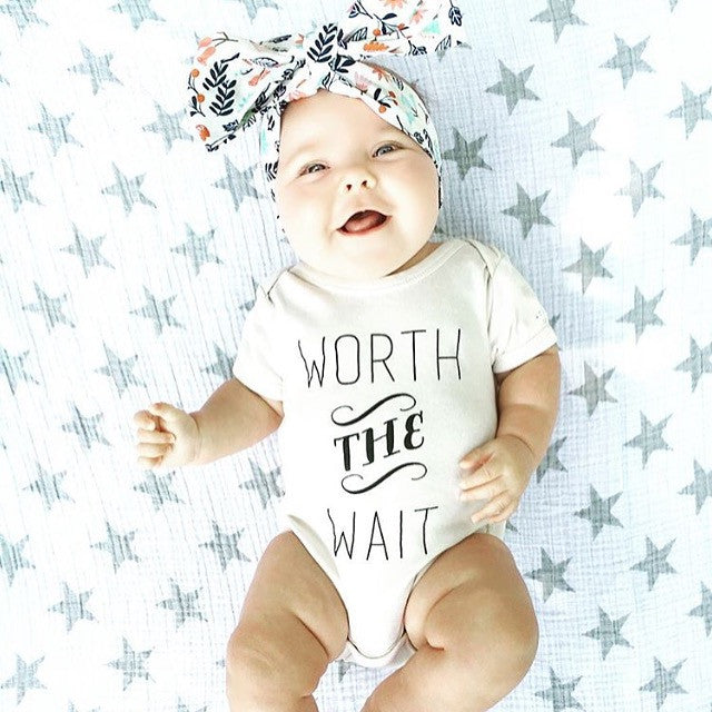 Worth The Wait Organic Baby Onesie®