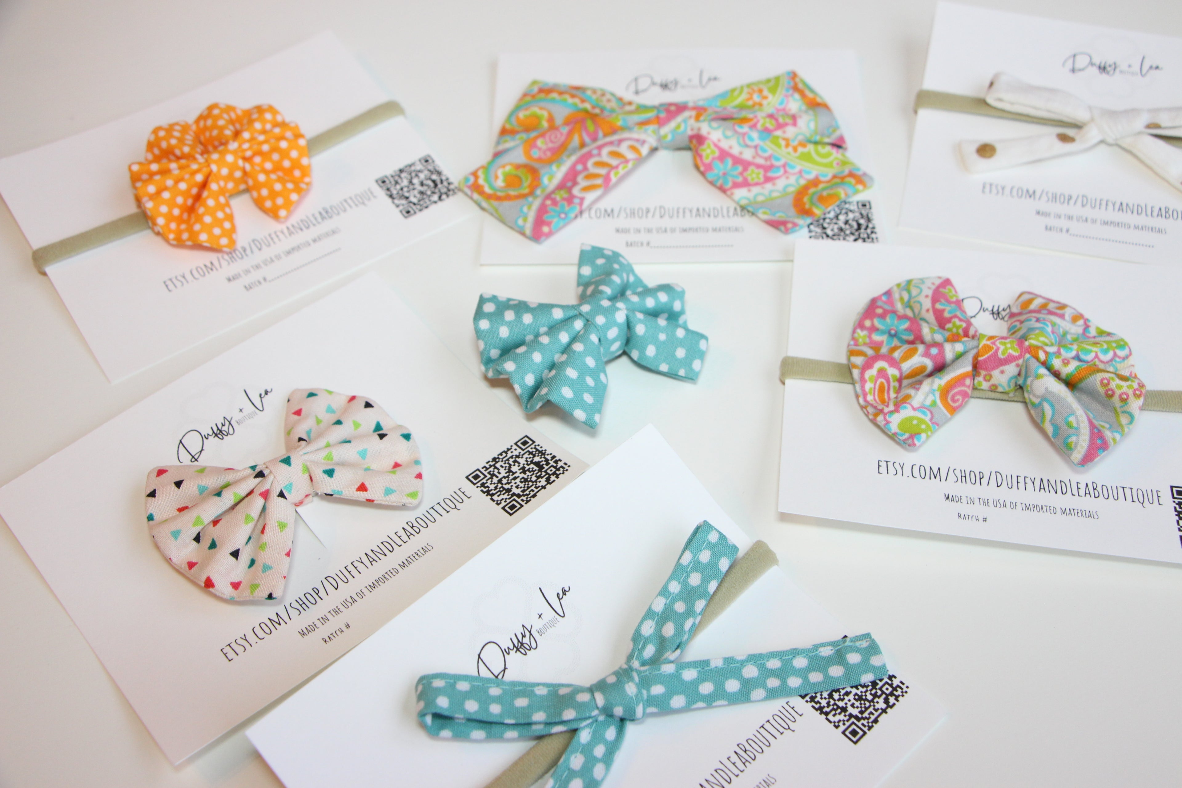 Mystery Handmade Fabric Bow