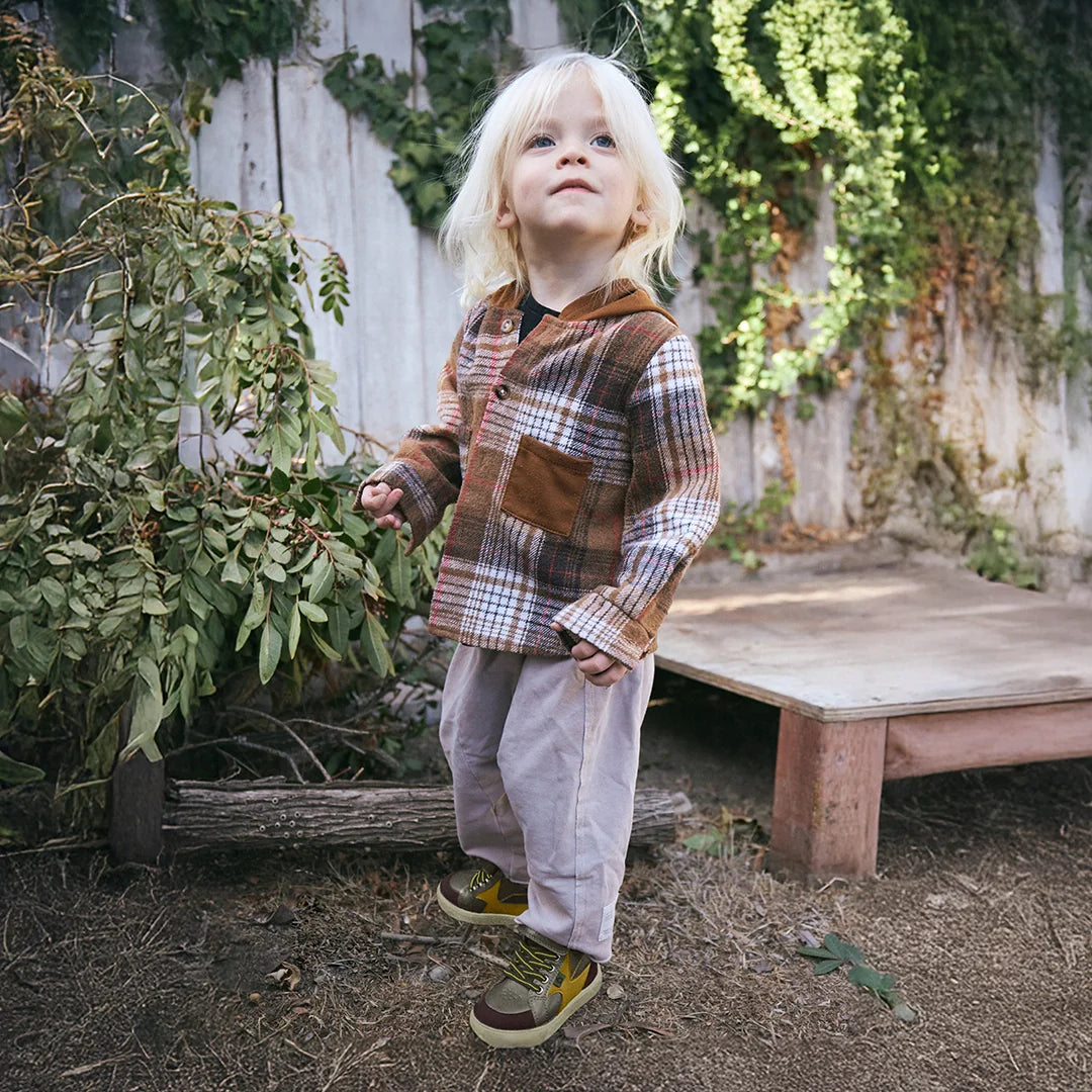 Kavin Boys Hook & Loop Boot