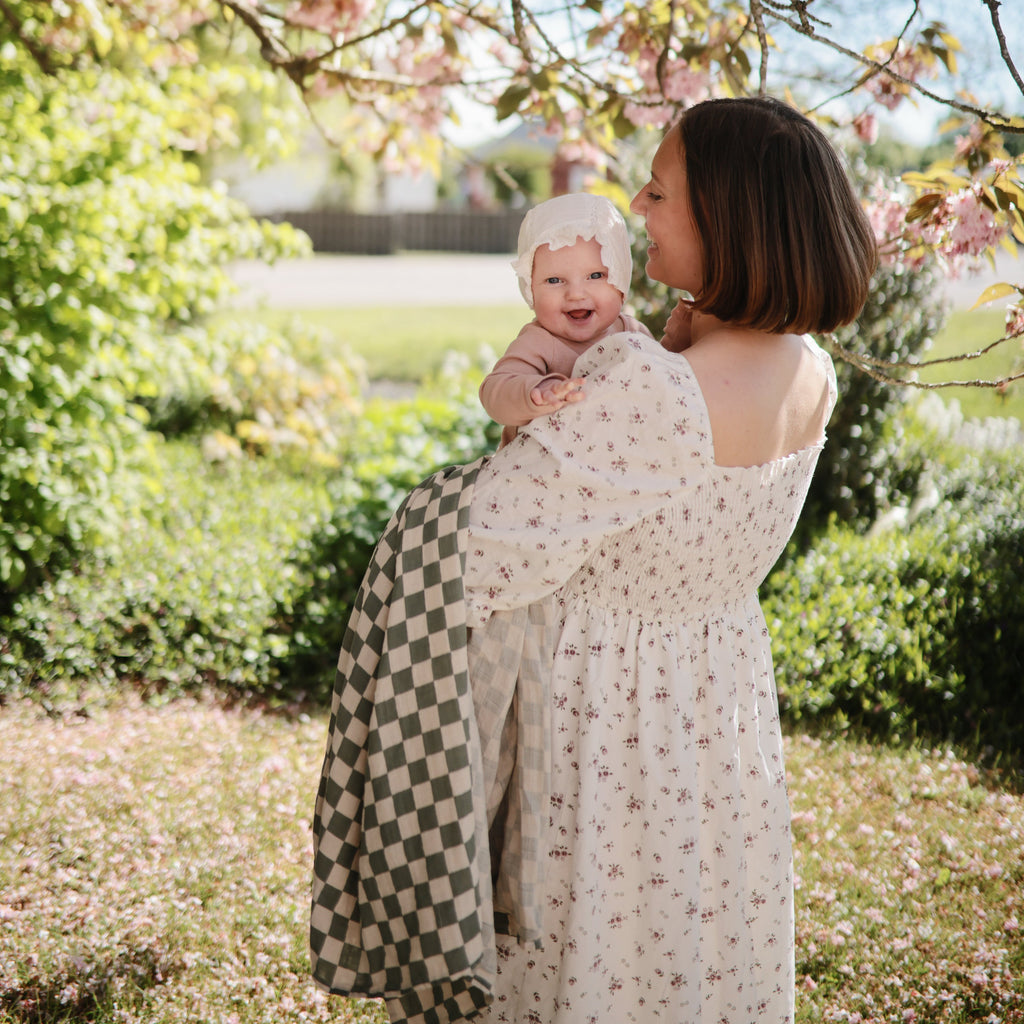Organic Cotton Muslin Swaddle Blanket