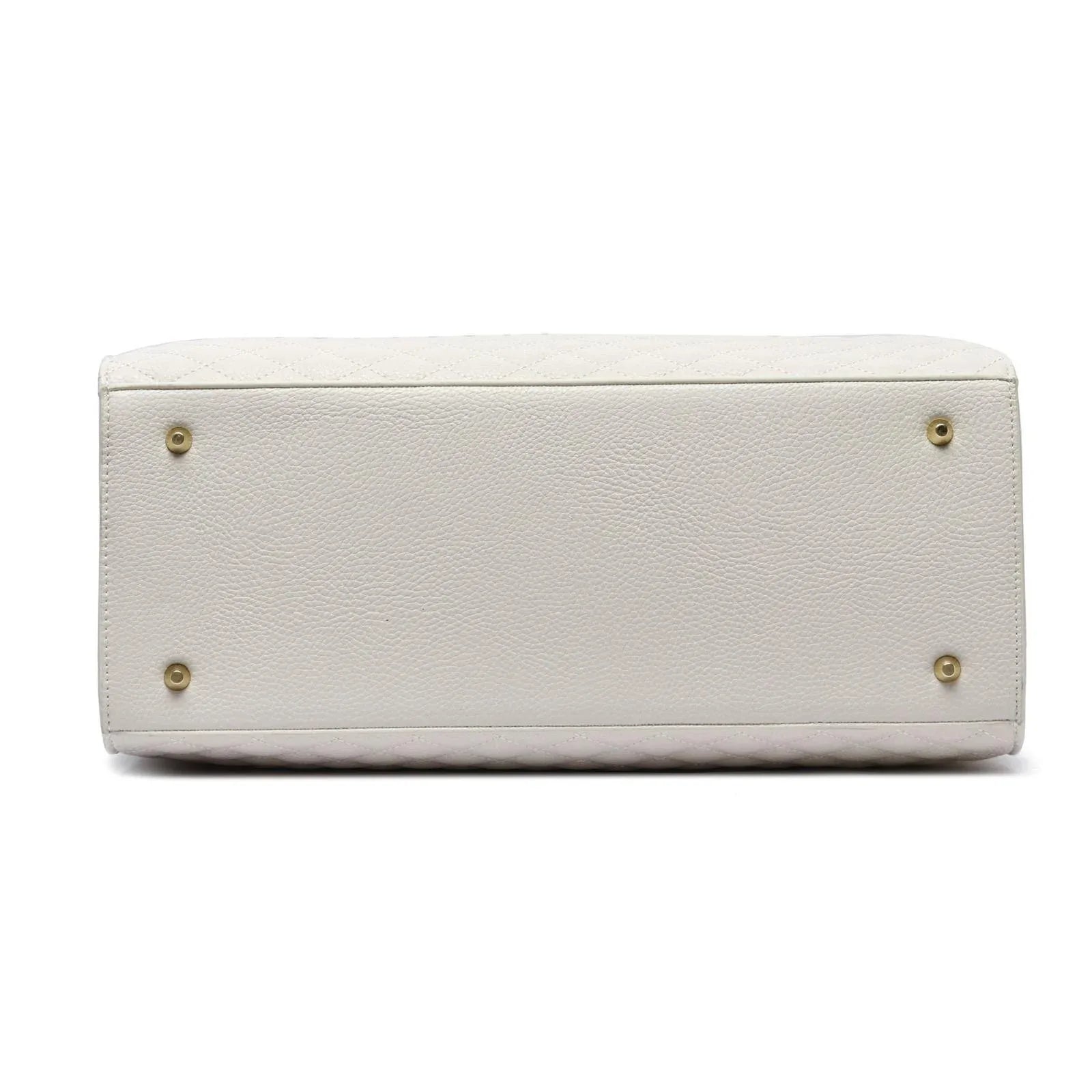 Classic Tote Bag | Pearl White