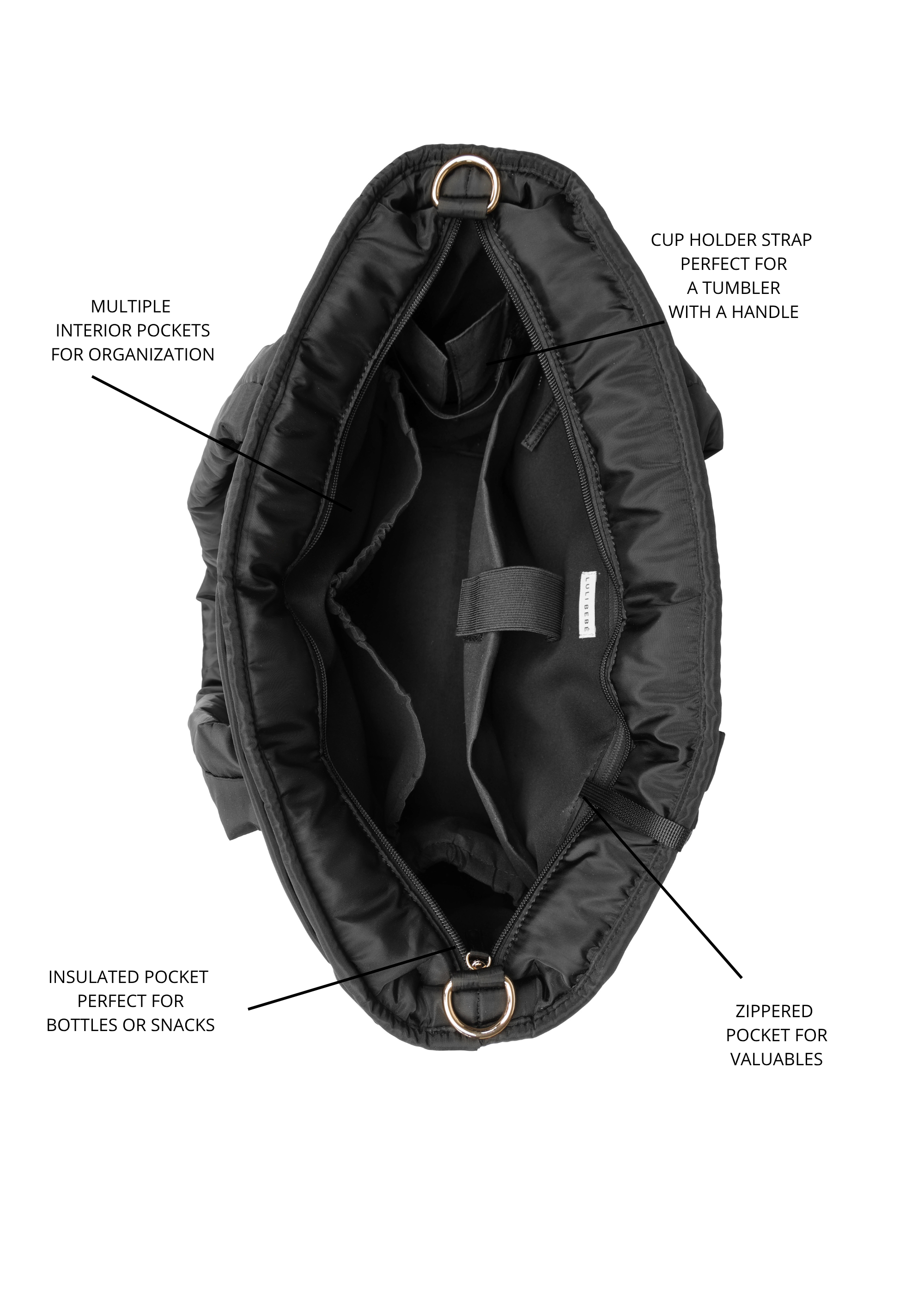 Infinite Diaper Bag - Black