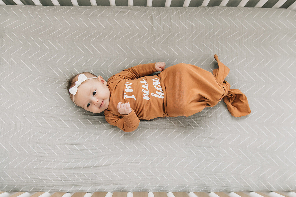 I'm New Here Organic Infant Gown