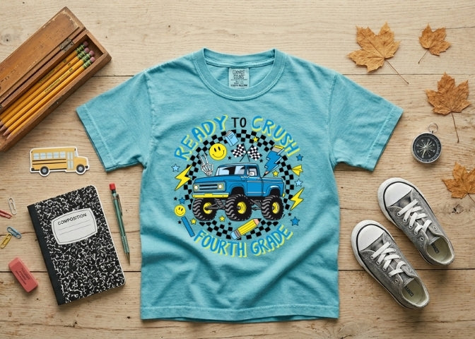 *Preorder - Ready To Crush Fourth Grade- Youth Tee