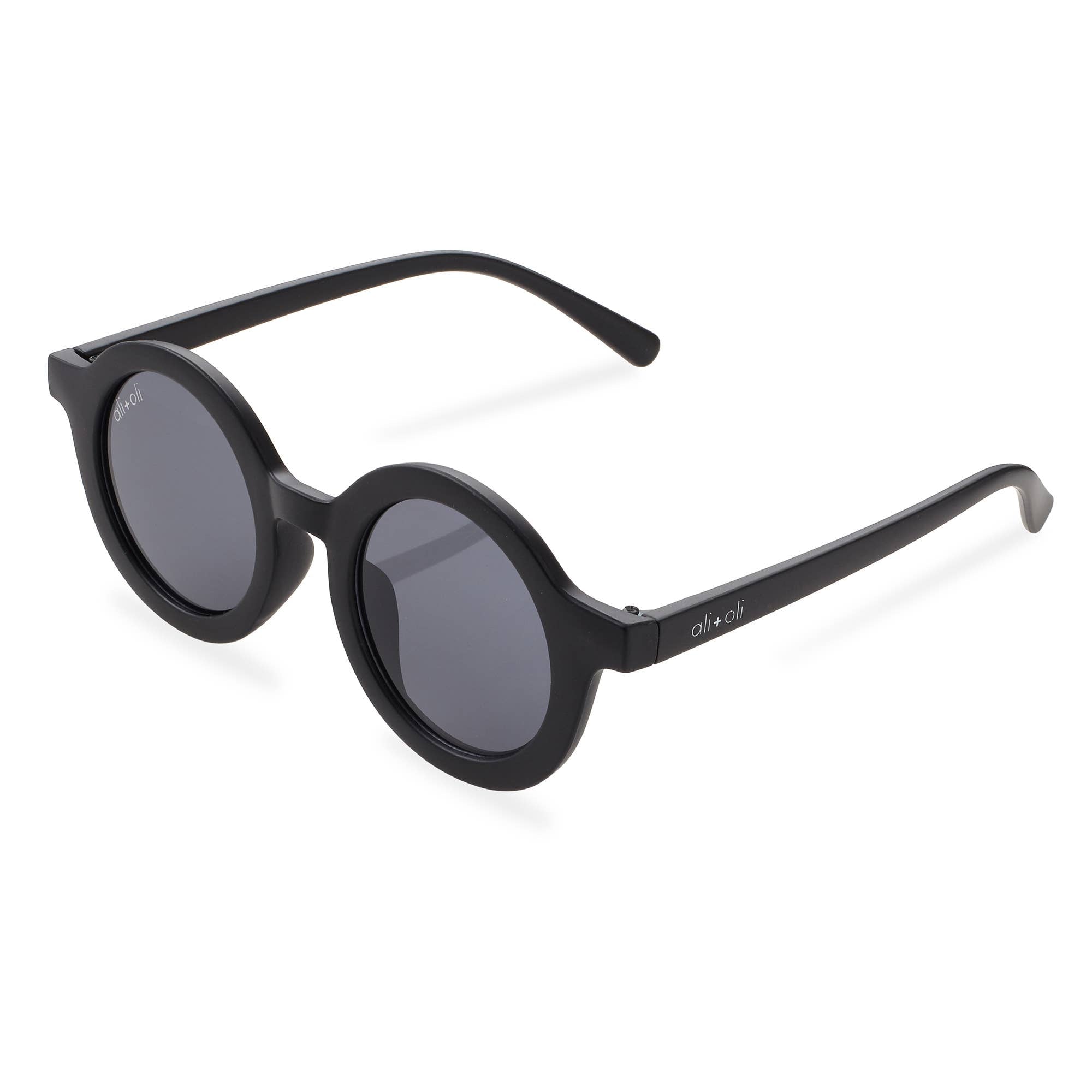 Kids Sunglasses Round (Black)