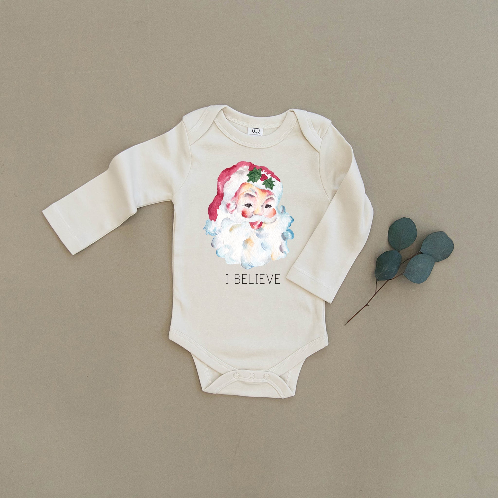 I Believe, Santa Claus Organic Baby Onesie®