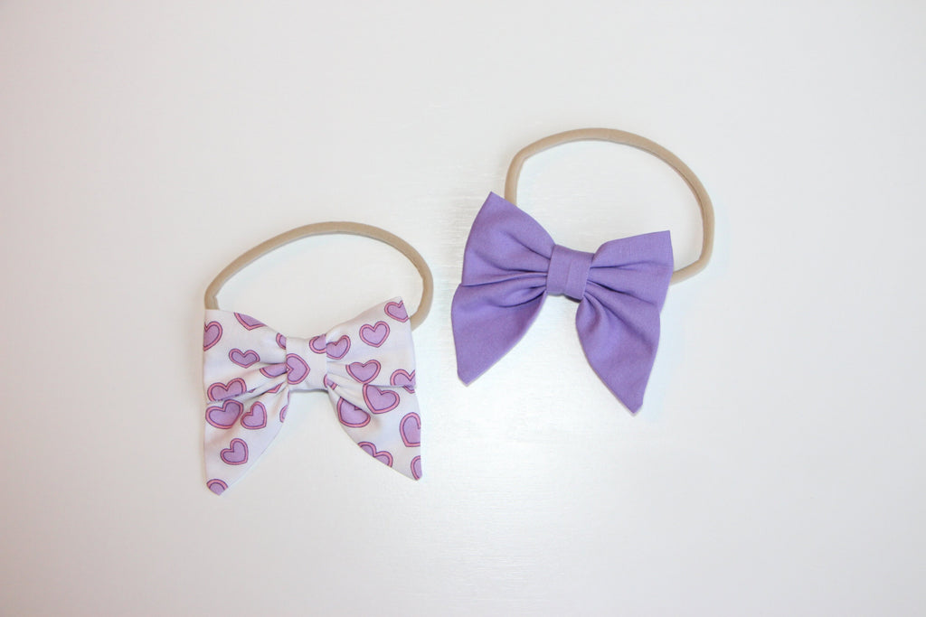 Handmade Fabric Sailor Bow