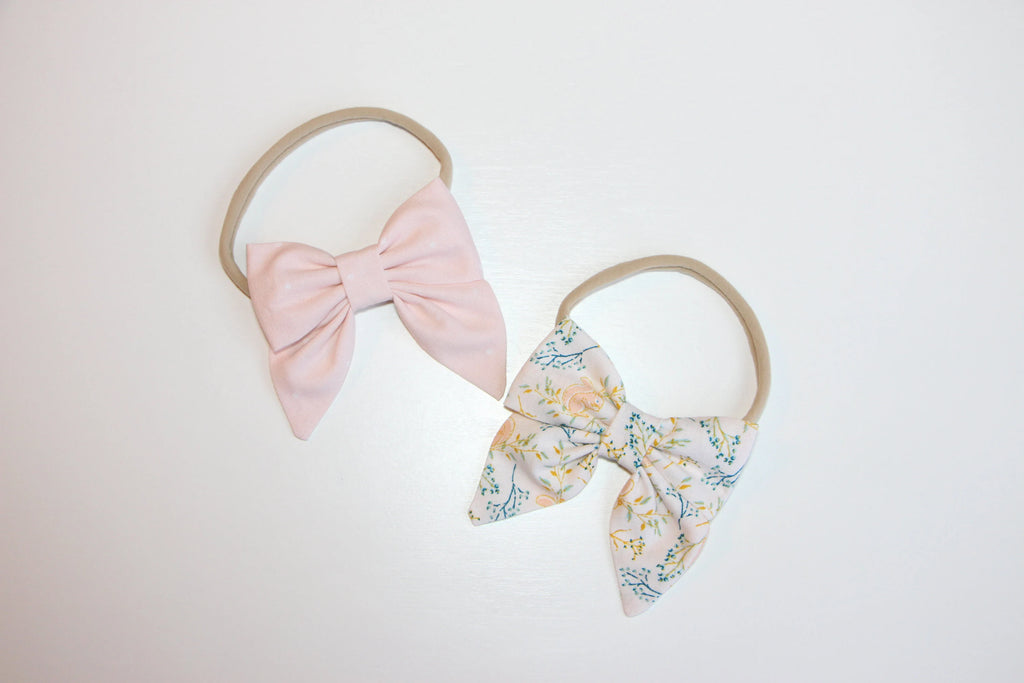 Handmade Fabric Sailor Bow