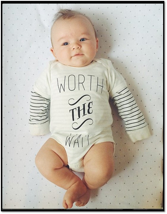 Worth The Wait Organic Baby Onesie®