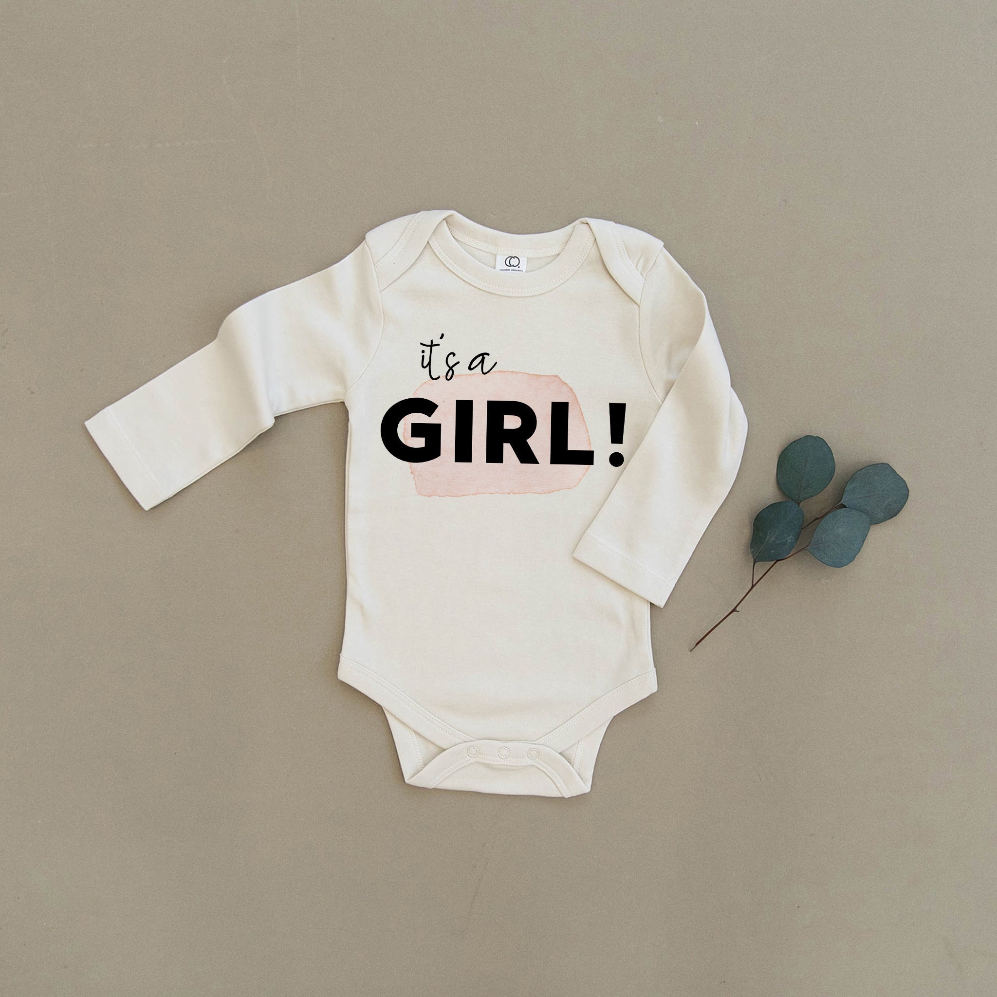 It's a Girl Organic Baby Onesie®