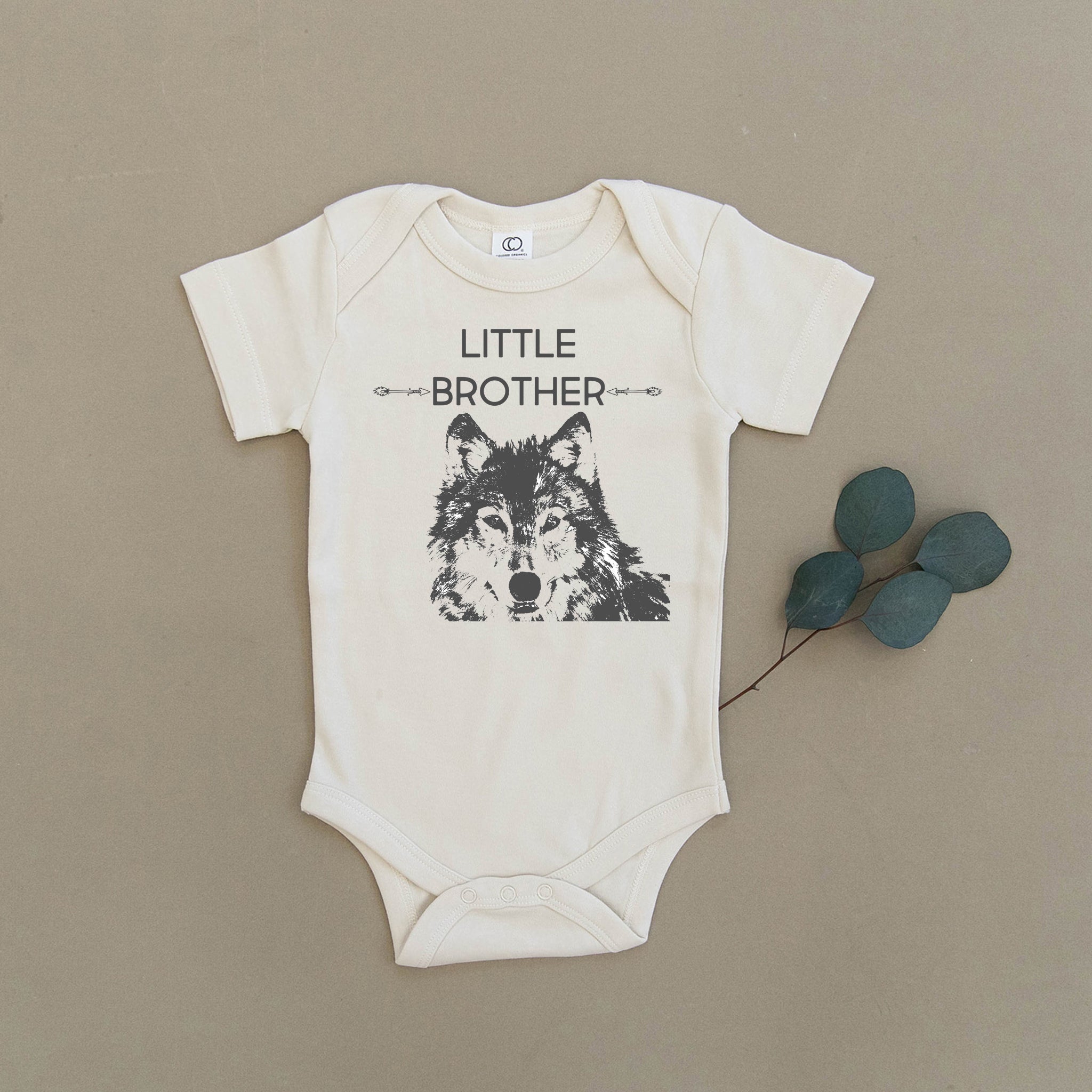 Little Brother Wolf Organic Baby Onesie®