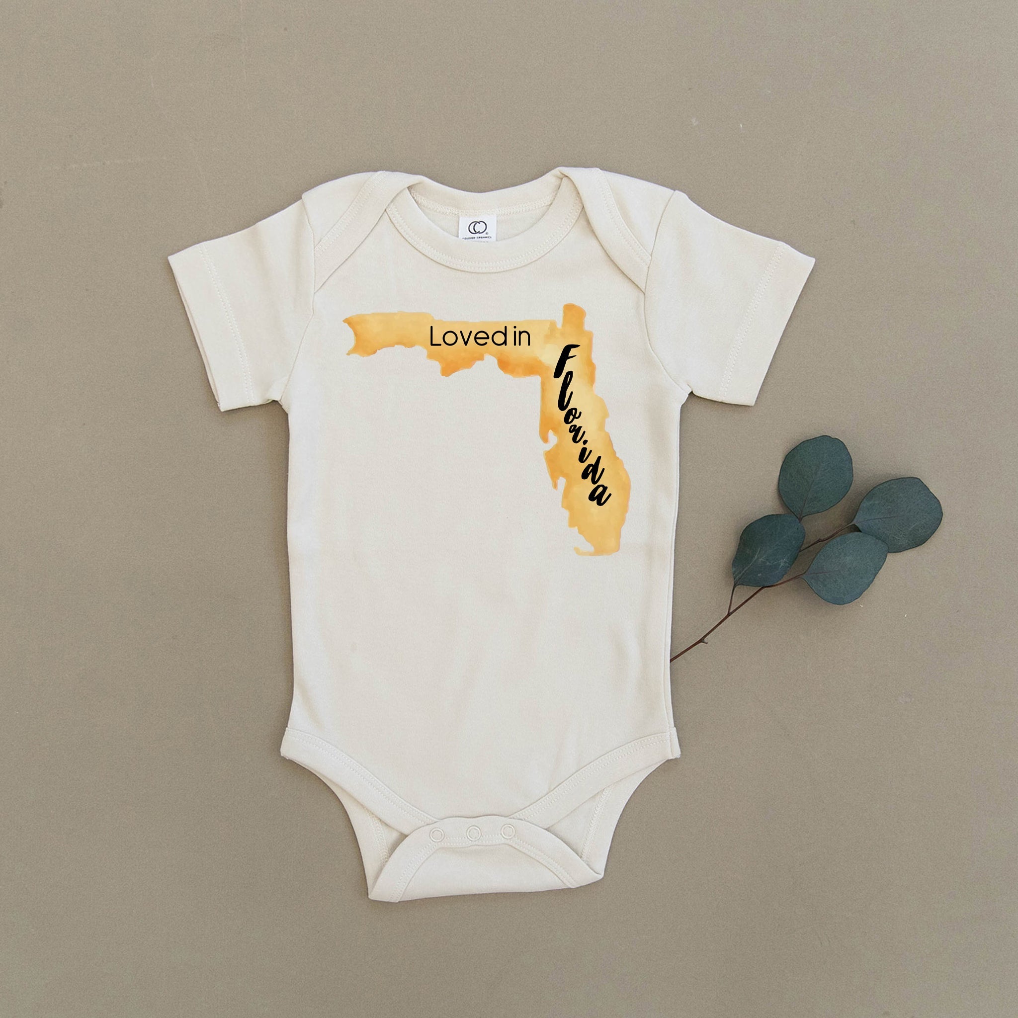 Loved in Florida Organic Baby Onesie®