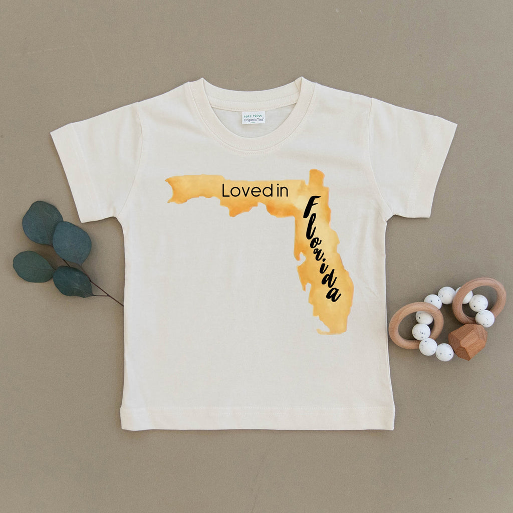 Loved in Florida Organic Toddler Tee