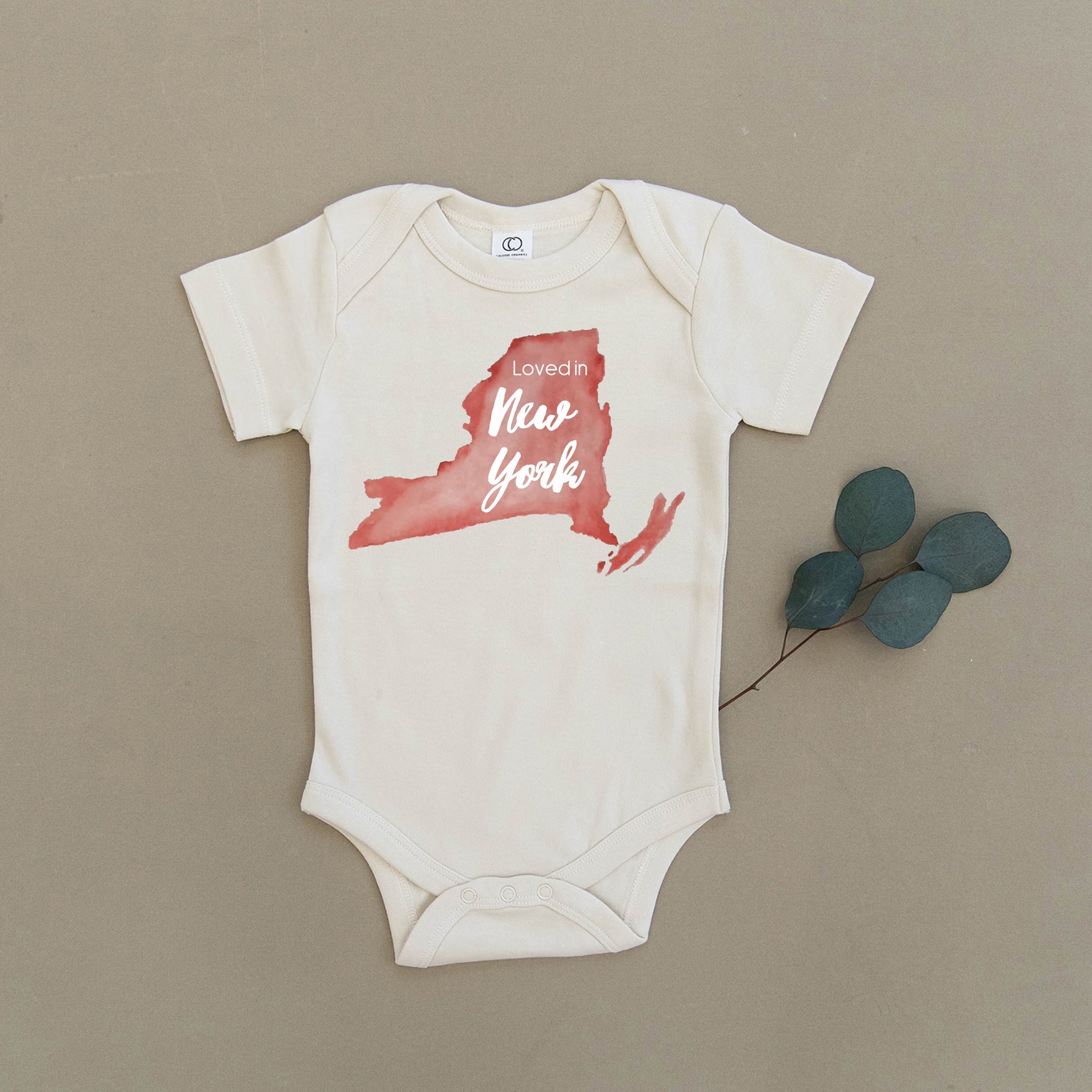 Loved in New York Organic Baby Onesie®
