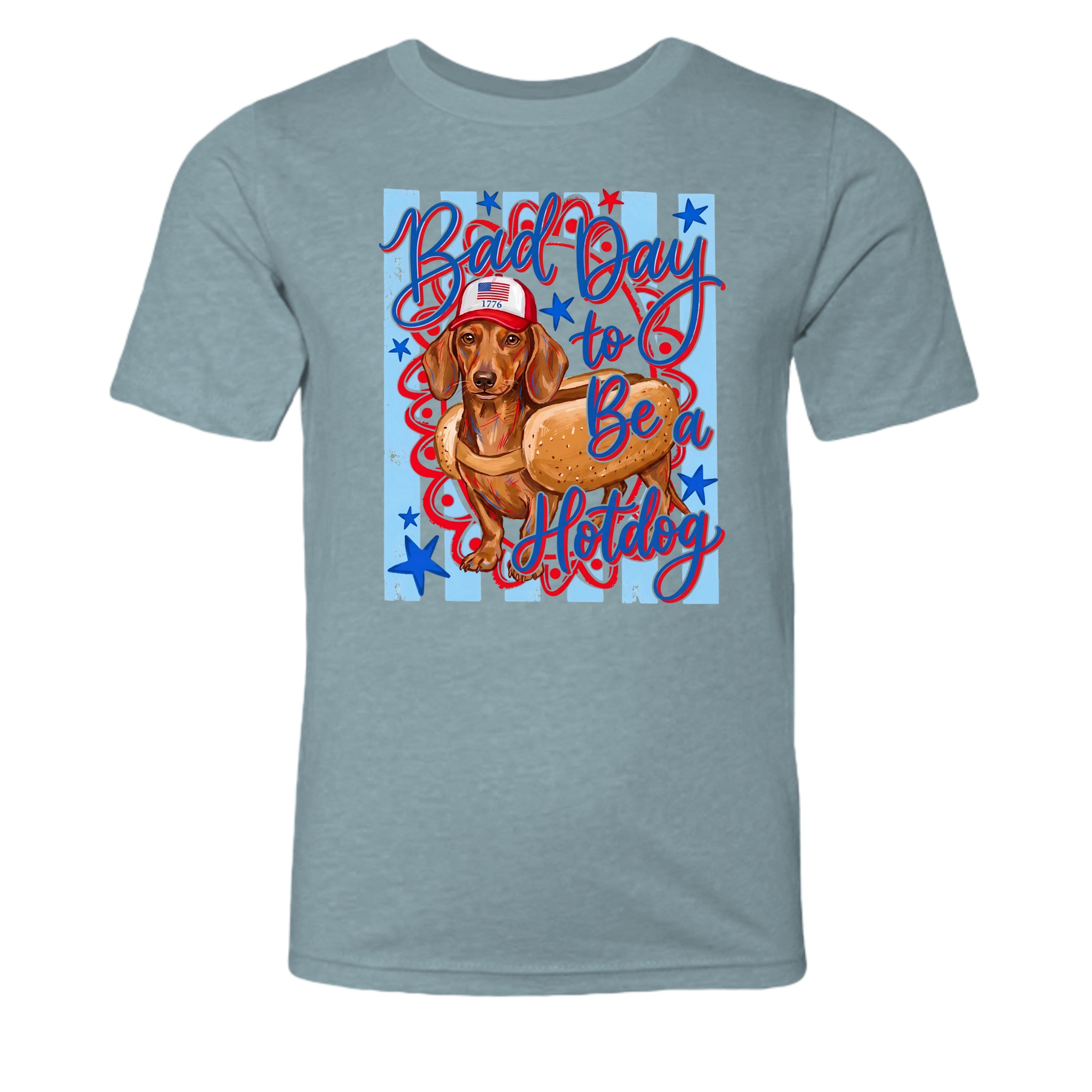 Heather Blue Lagoon - 3001YCVC - FRONT