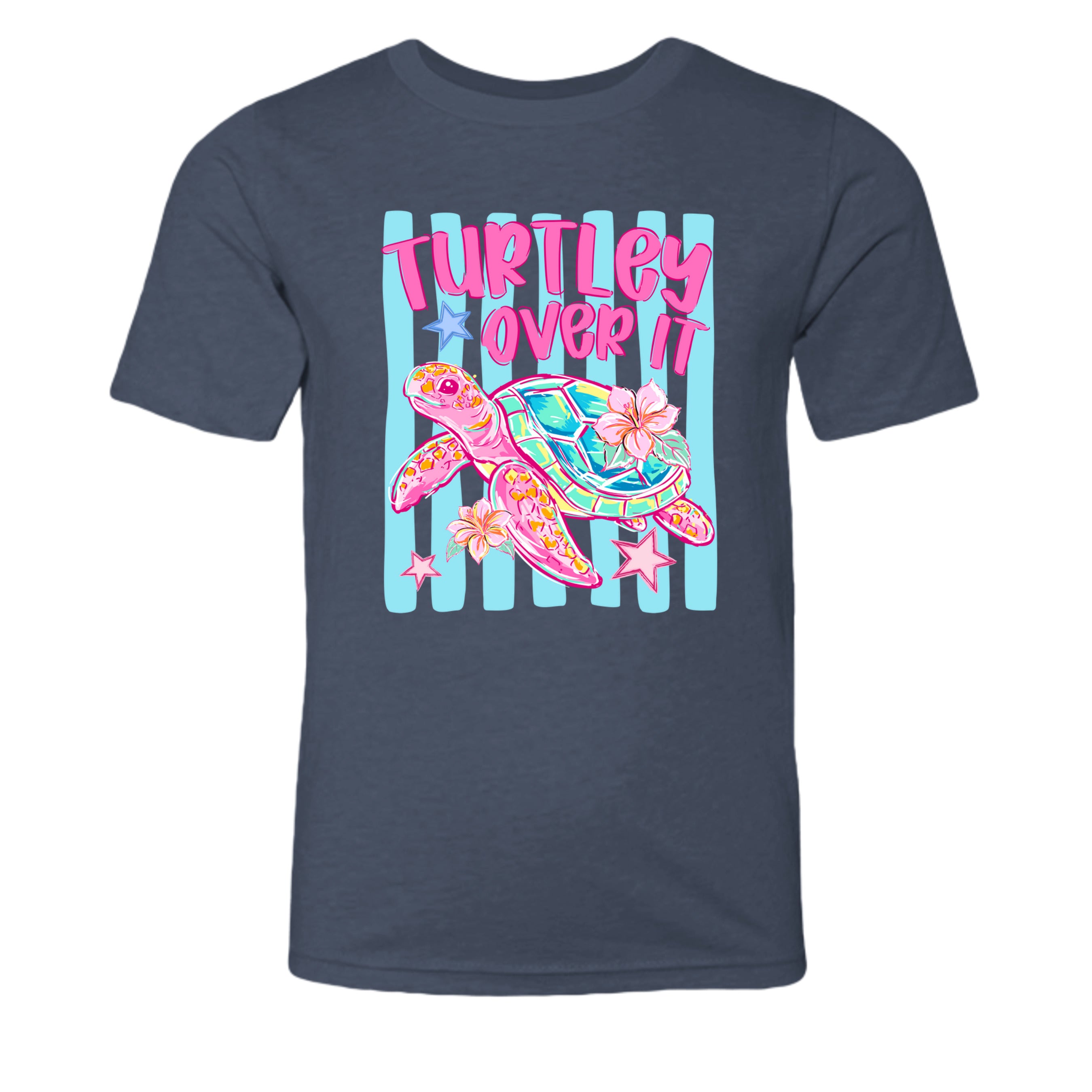 Heather Midnight Navy - 3001YCVC - FRONT