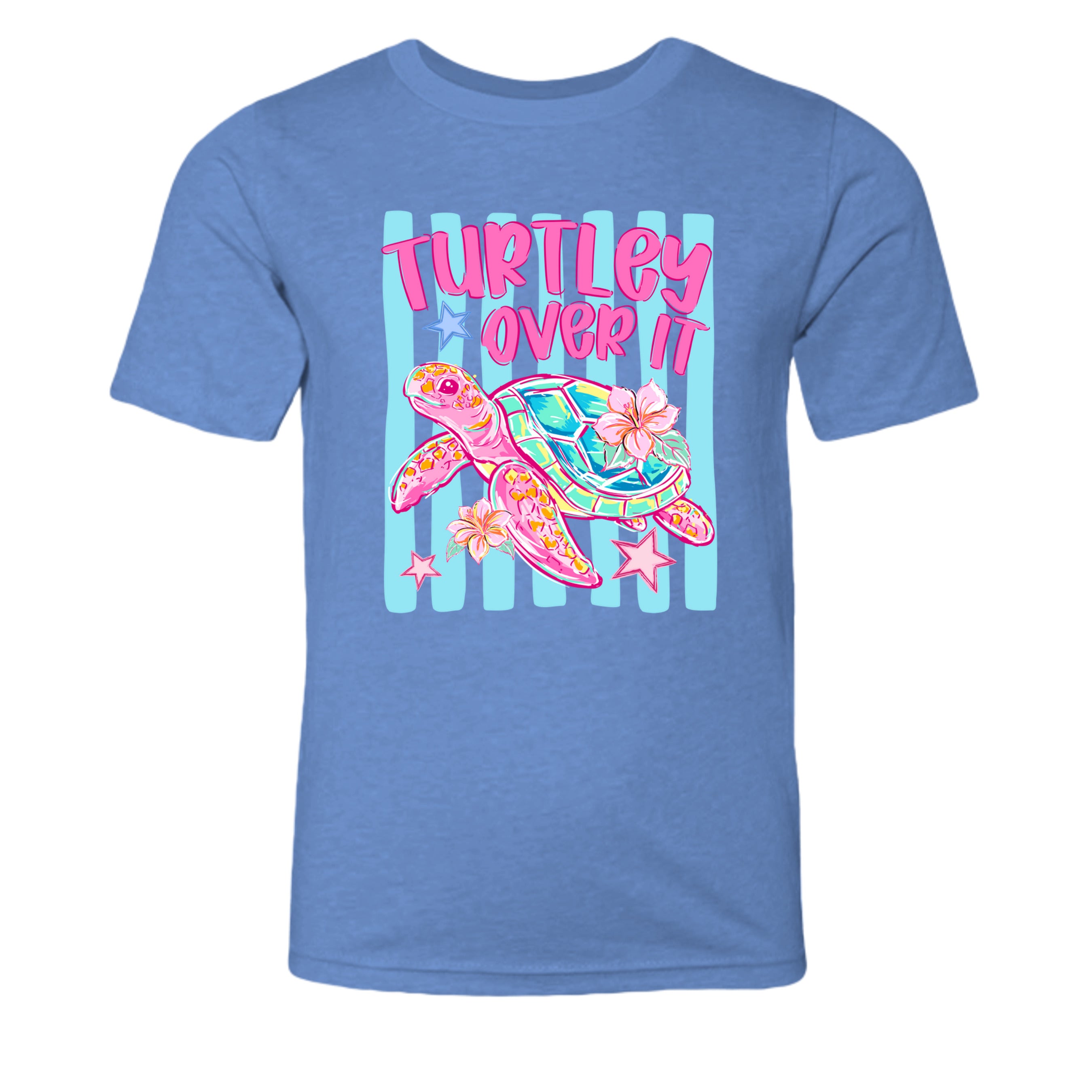 Heather Columbia Blue - 3001YCVC - FRONT