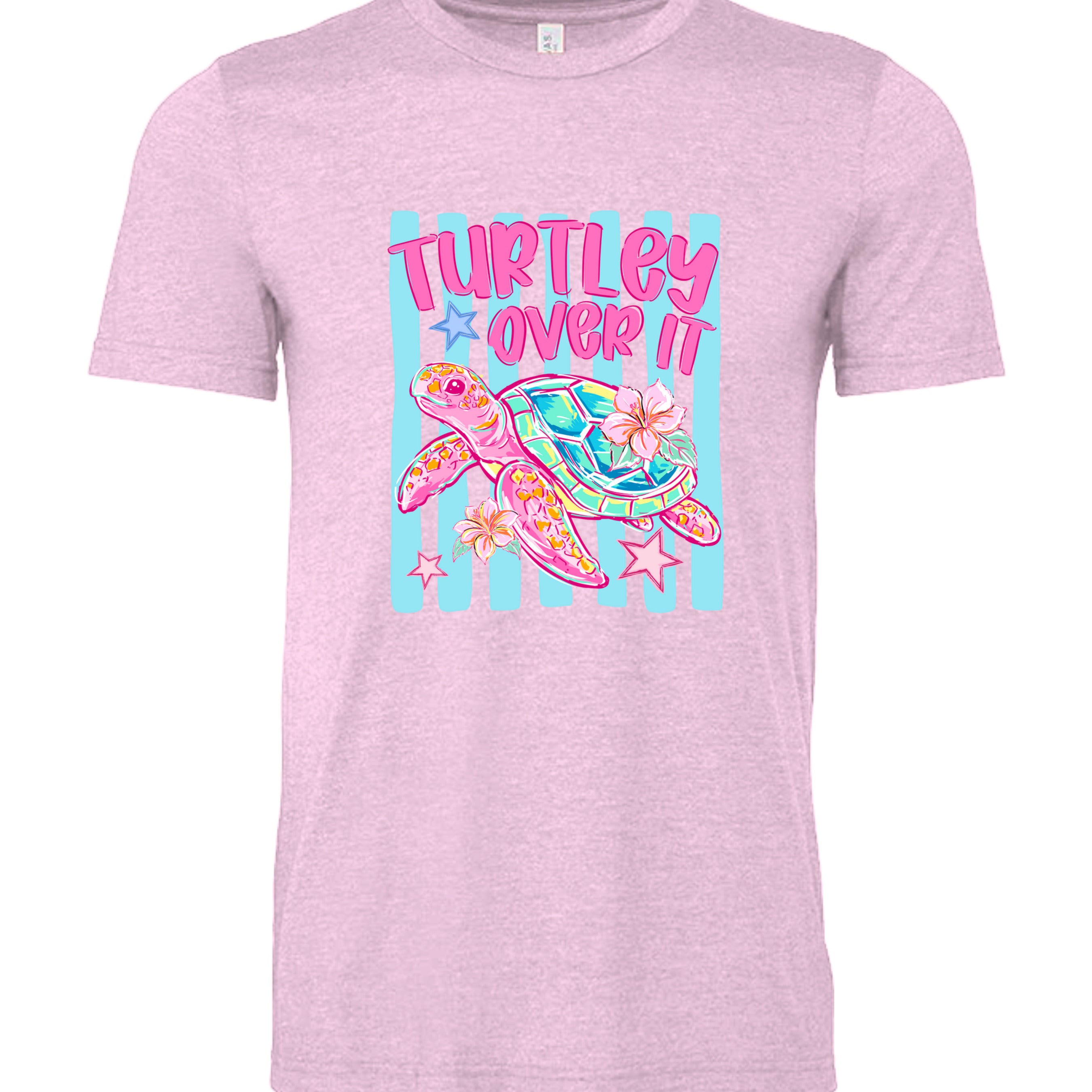 Heather Bubble Gum - 3001CVC - FRONT