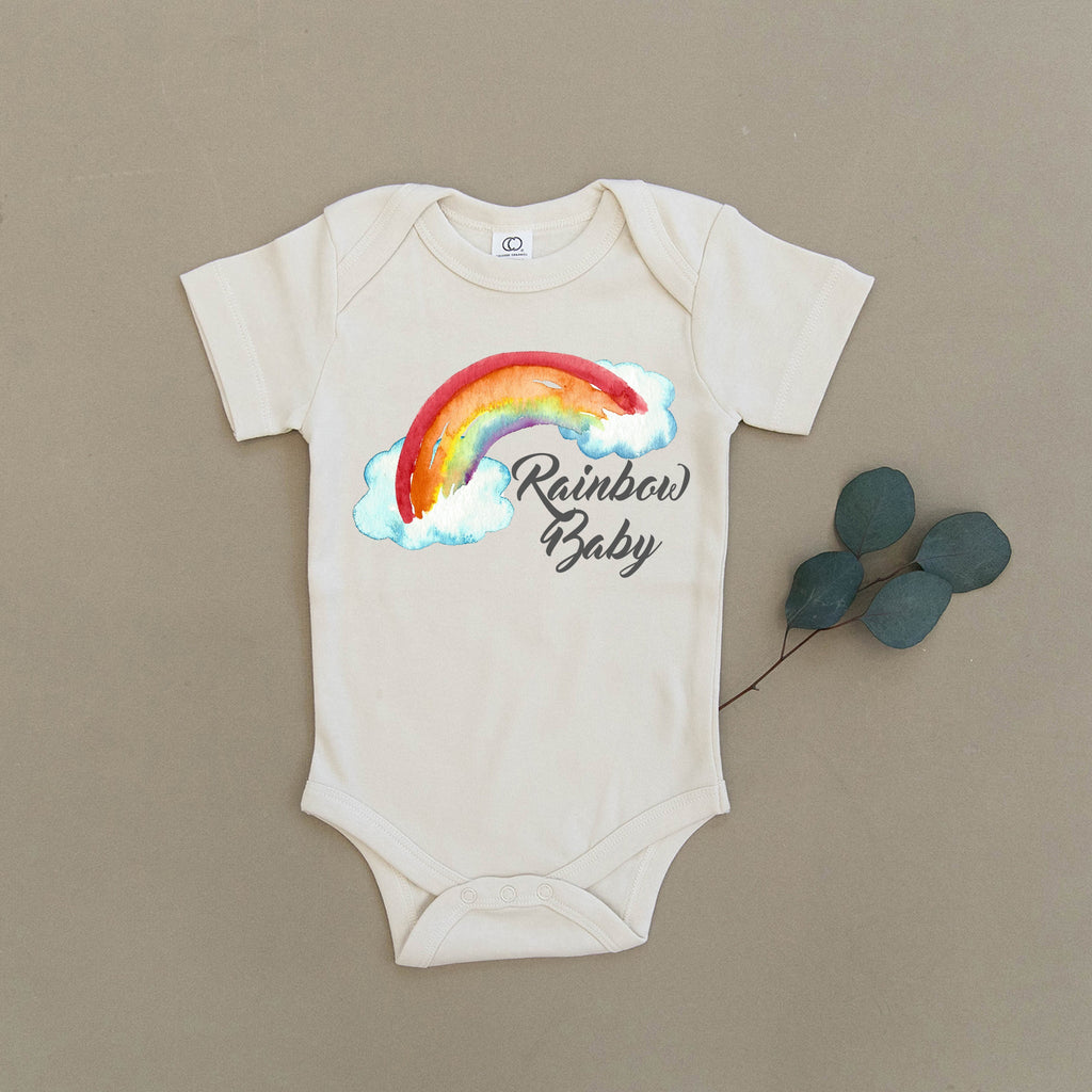 Rainbow Baby Lucky Charm Organic Baby Onesie®