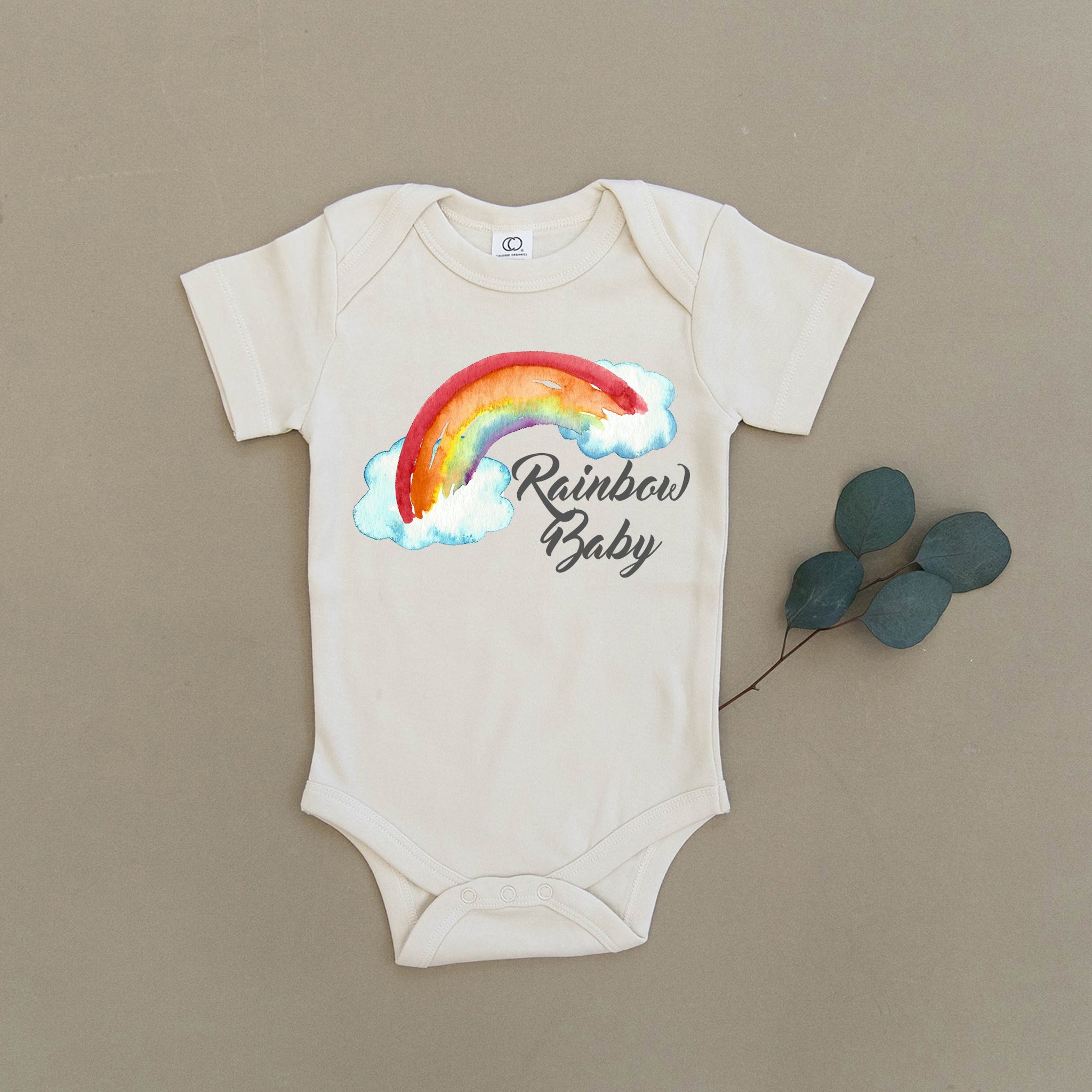 Rainbow Baby Lucky Charm Organic Baby Onesie®
