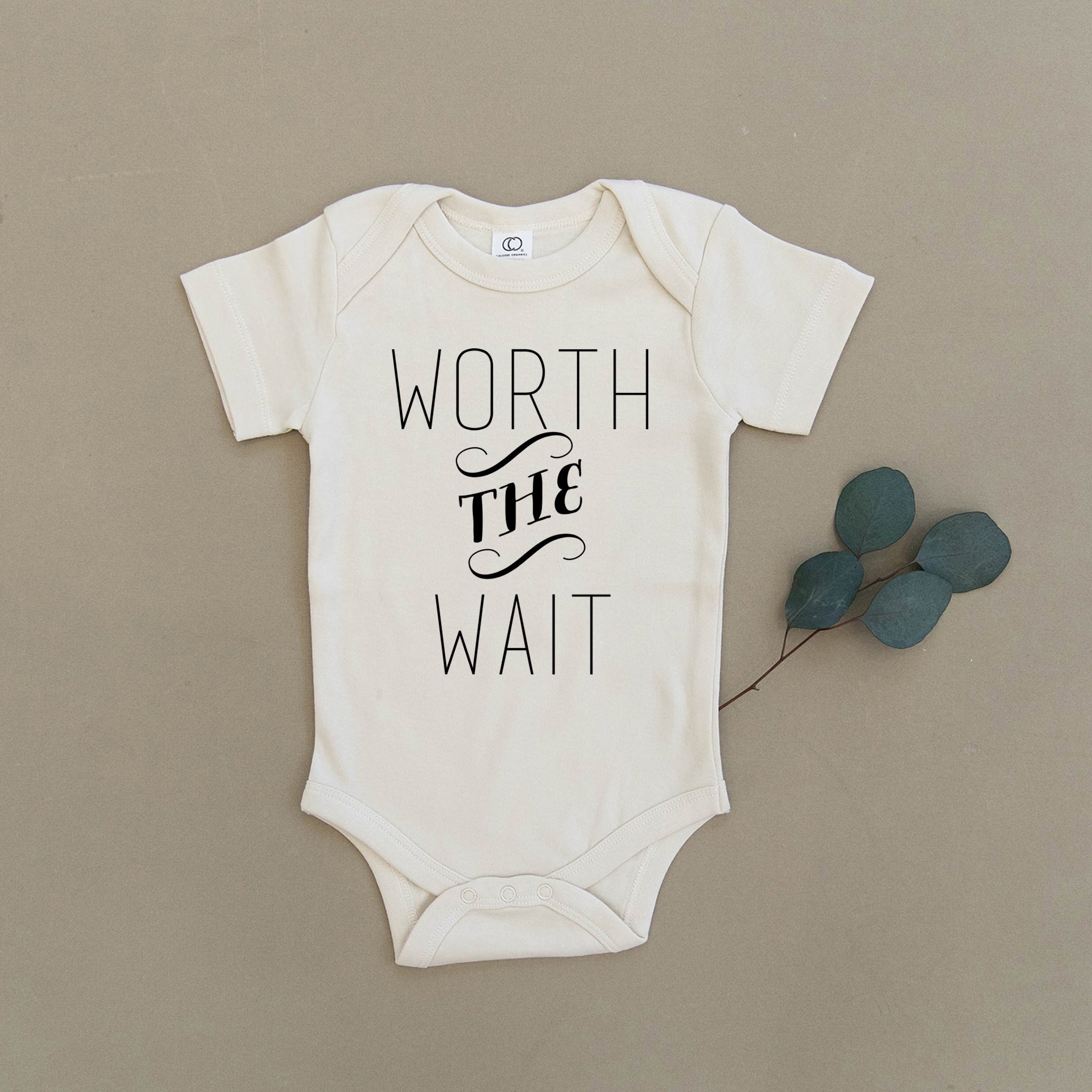Worth The Wait Organic Baby Onesie®